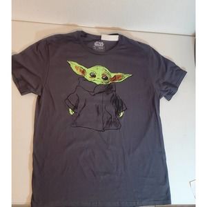 Star Wars The Mandalorian Baby Yoda Standing Graphic Tee